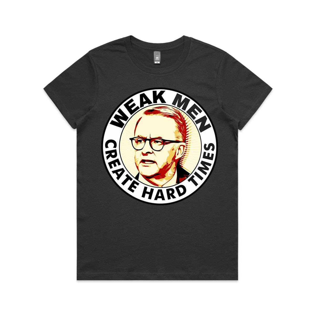 Women's Tee - Weak Men Create Hard Times