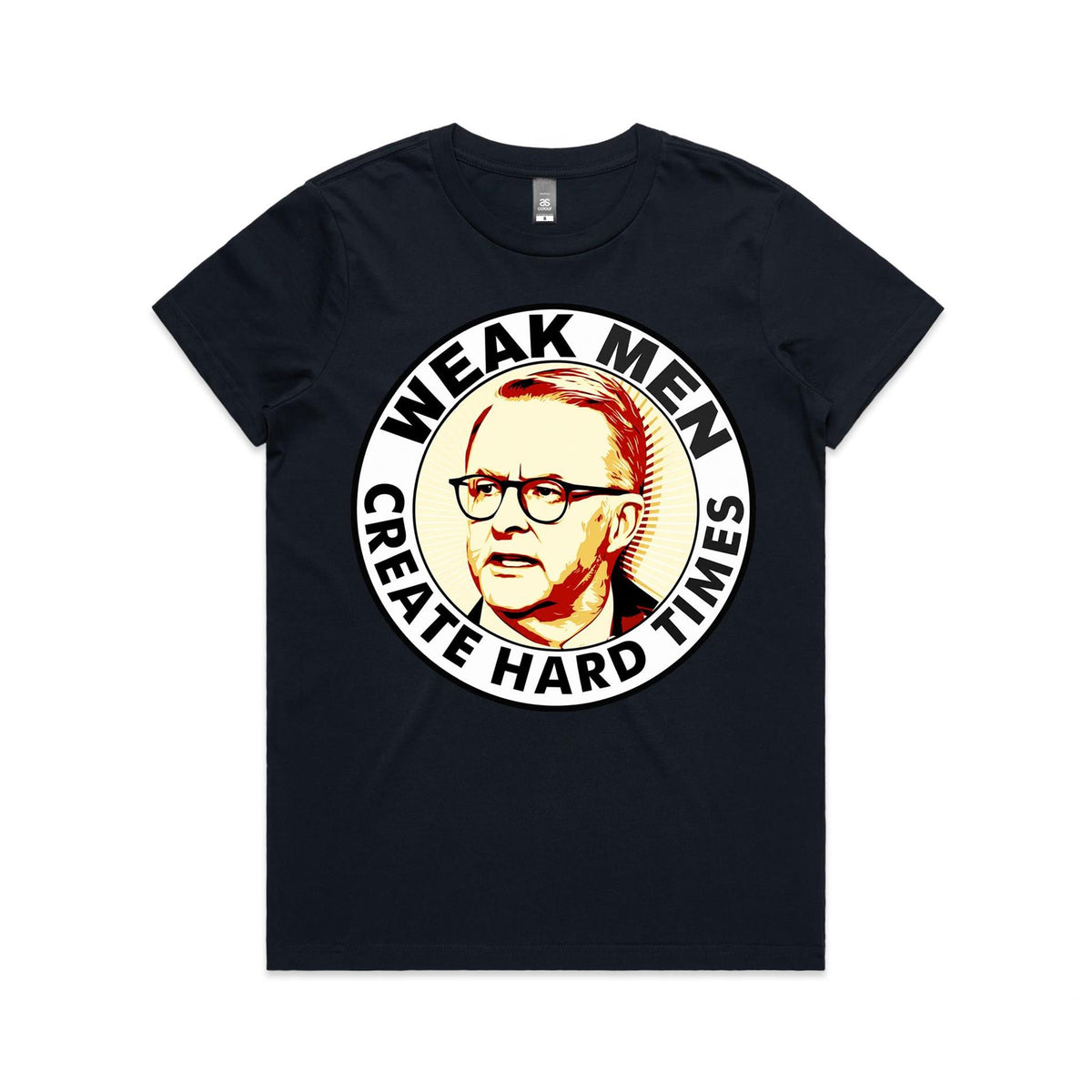 Women's Tee - Weak Men Create Hard Times