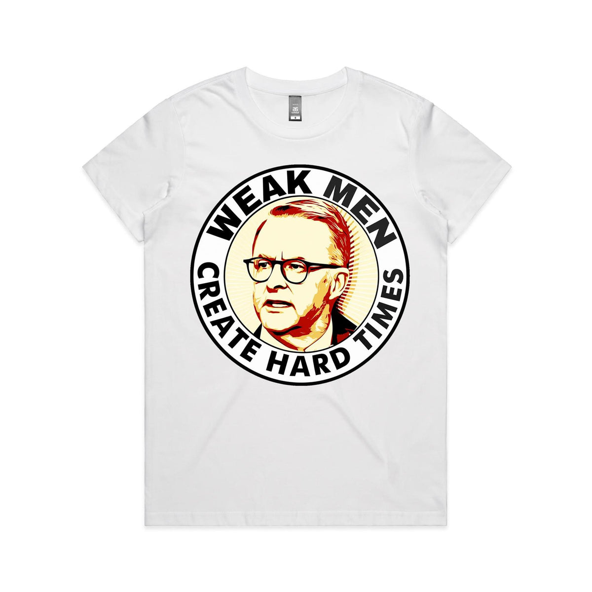 Women's Tee - Weak Men Create Hard Times