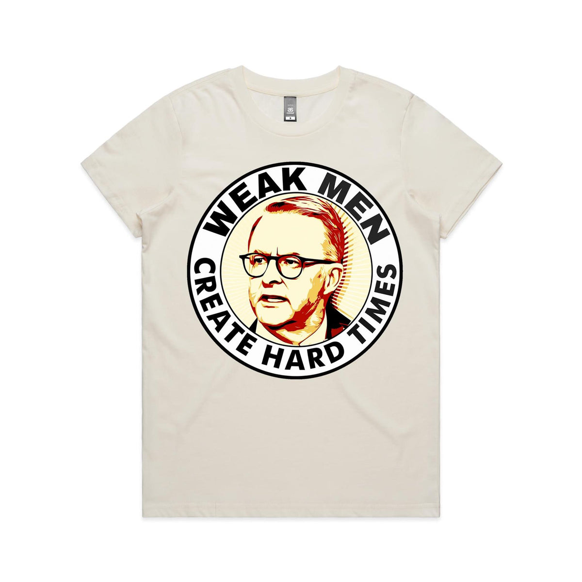 Women's Tee - Weak Men Create Hard Times